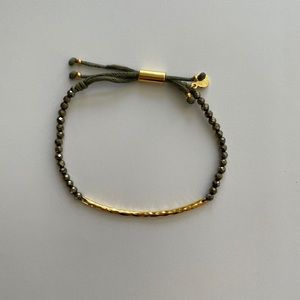 GORJANA GEMSTONE BRACELET PYRITE - GOLD